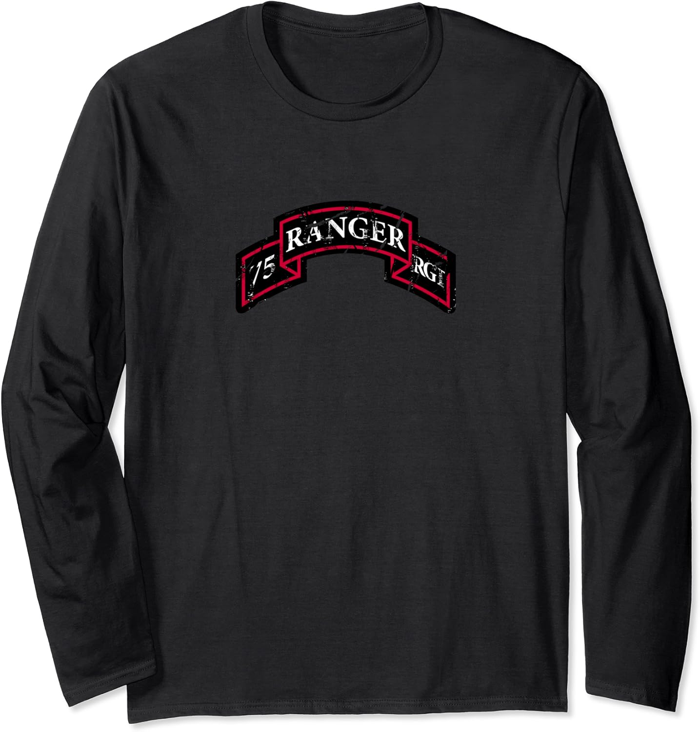Army Ranger Shirt 75th Ranger Shirt Scroll Distressed